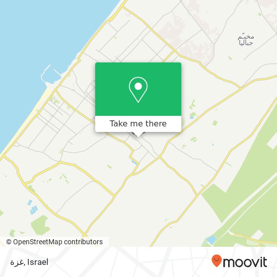 Карта غزة