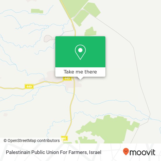 Palestinain Public Union For Farmers map