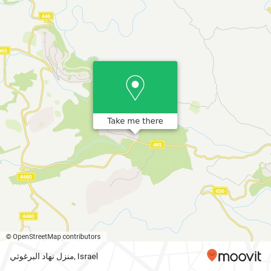 Карта منزل نهاد البرغوثي