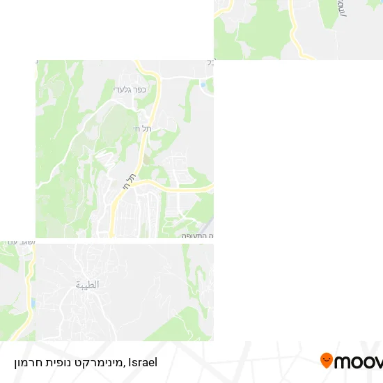 Карта מינימרקט נופית חרמון