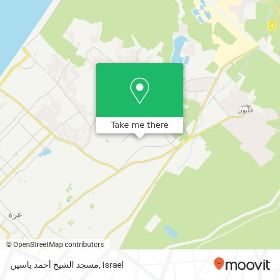 مسجد الشيخ أحمد ياسين map