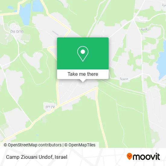 Карта Camp Ziouani