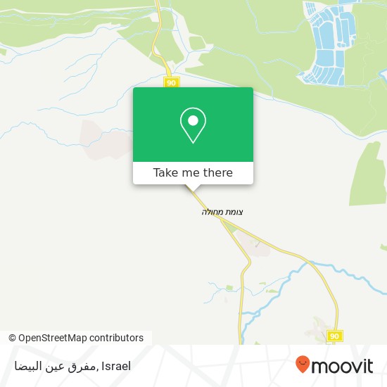 مفرق عين البيضا map