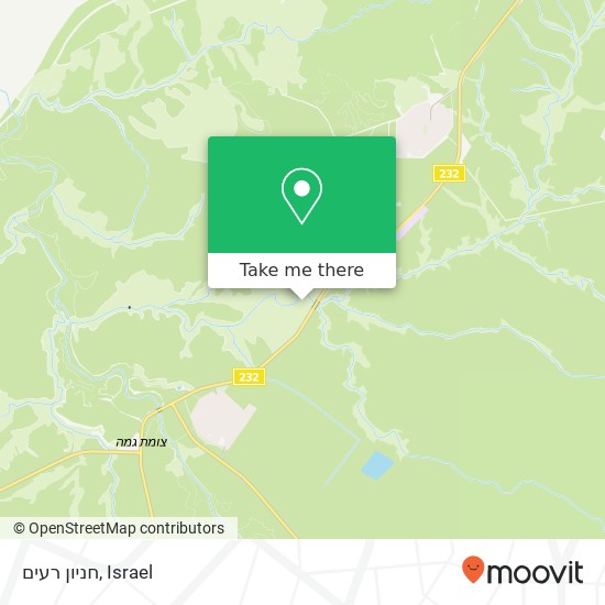 חניון רעים map