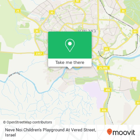 Карта Neve Noi Children's Playground At Vered Street