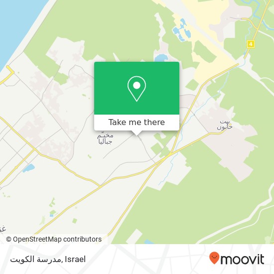 مدرسة الكويت map