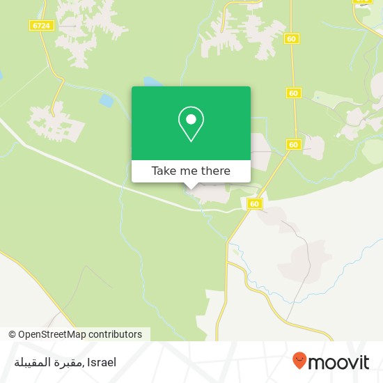 مقبرة المقيبلة map