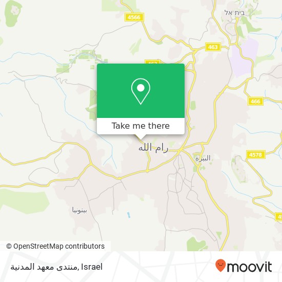 منتدى معهد المدنية map