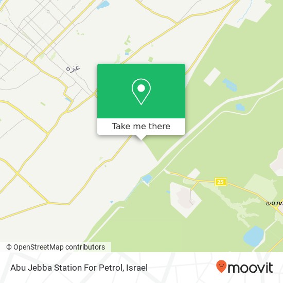 Abu Jebba Station For Petrol map