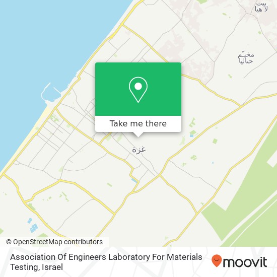 Association Of Engineers Laboratory For Materials Testing map