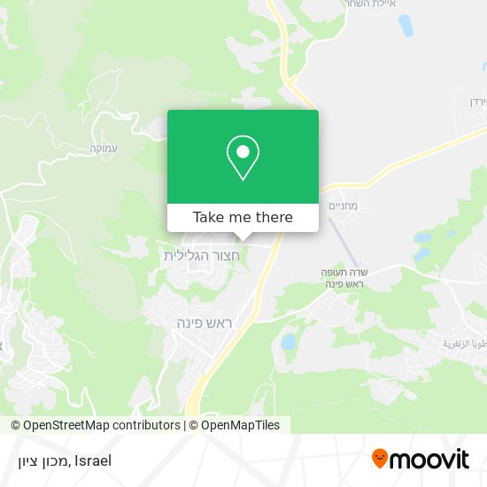 Карта מכון ציון