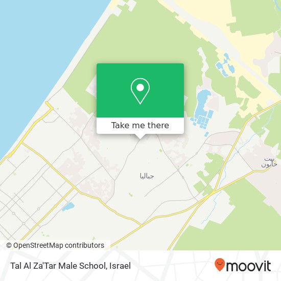 Tal Al Za'Tar Male School map