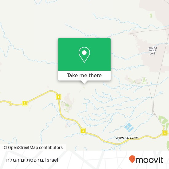 מרפסת ים המלח map