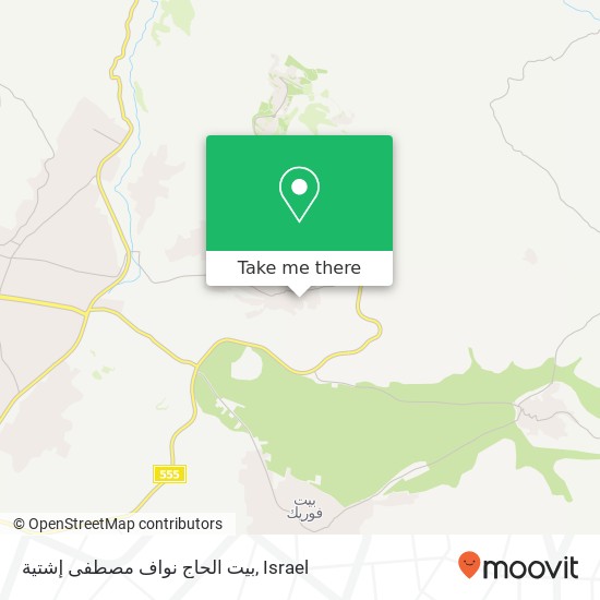 Карта بيت الحاج نواف مصطفى إشتية