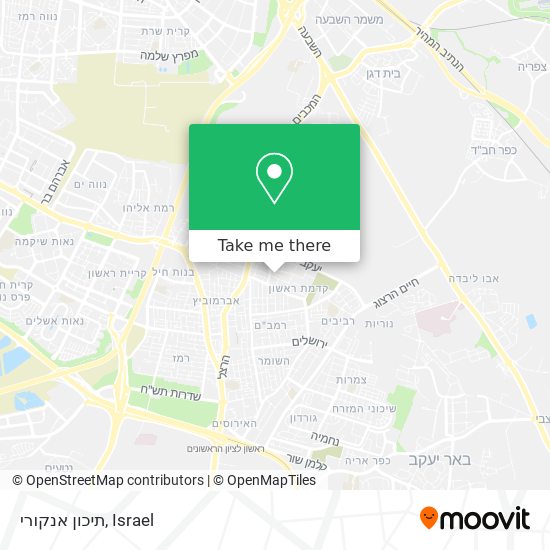 תיכון אנקורי map