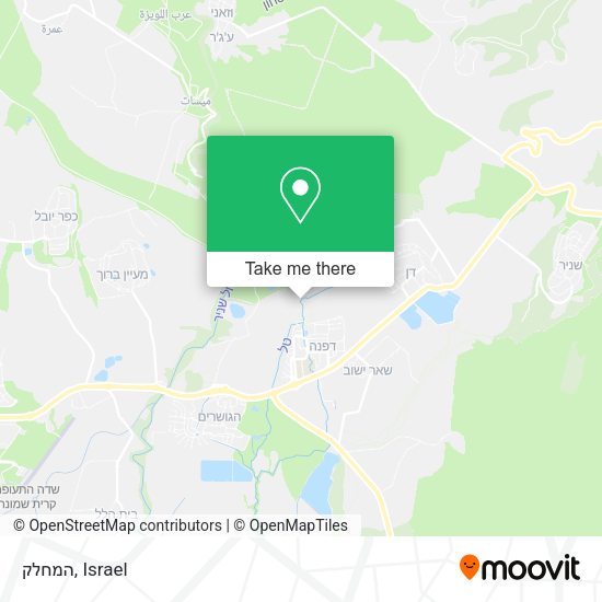 Карта המחלק