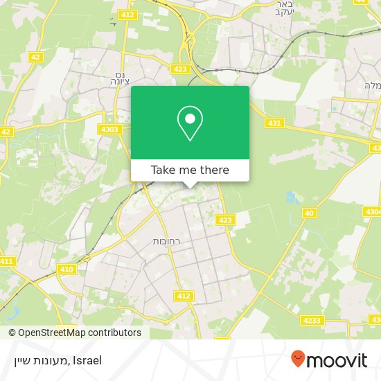 מעונות שיין map