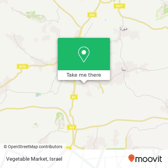 Vegetable Market map