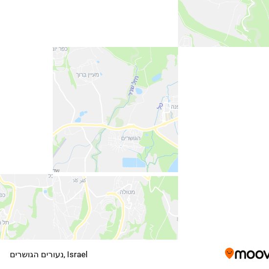 נעורים הגושרים map