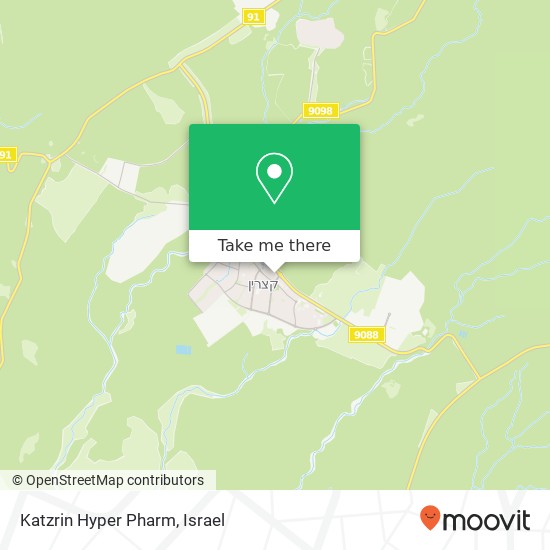 Карта Katzrin Hyper Pharm
