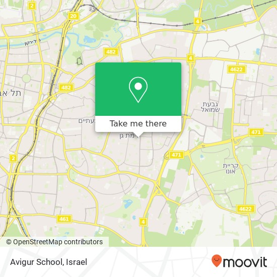 Карта Avigur School
