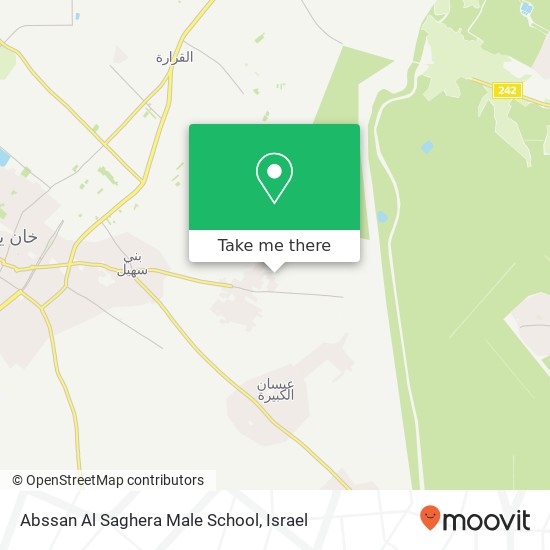 Abssan Al Saghera Male School map