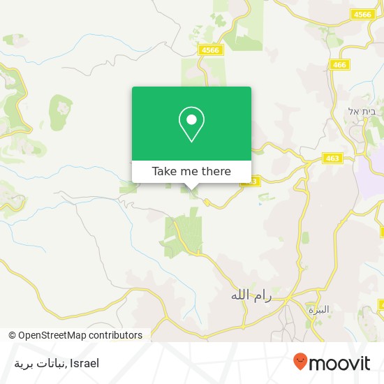 نباتات برية map