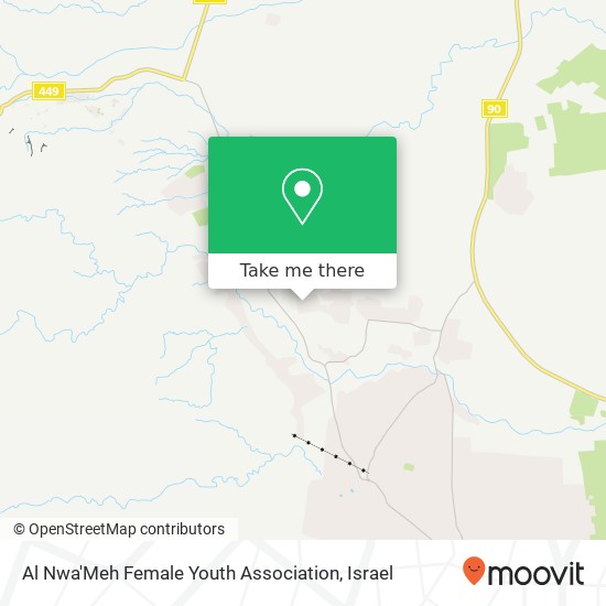 Al Nwa'Meh Female Youth Association map