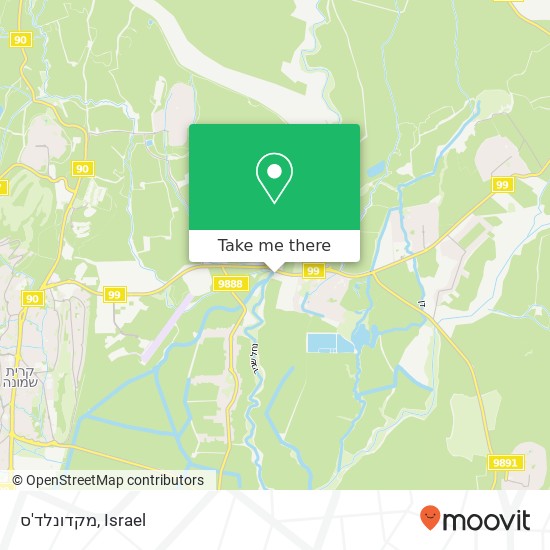 מקדונלד'ס map