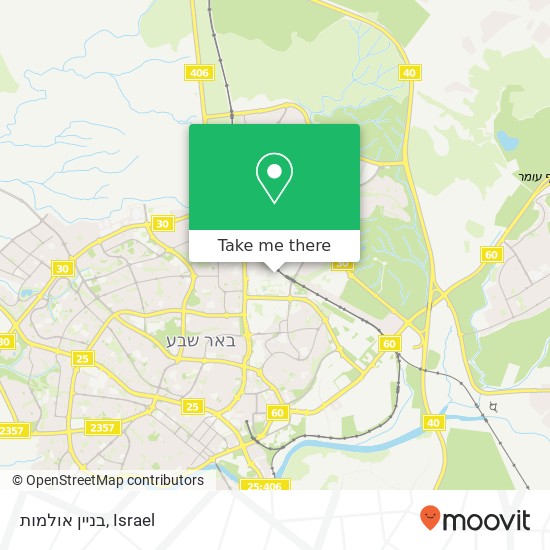 בניין אולמות map