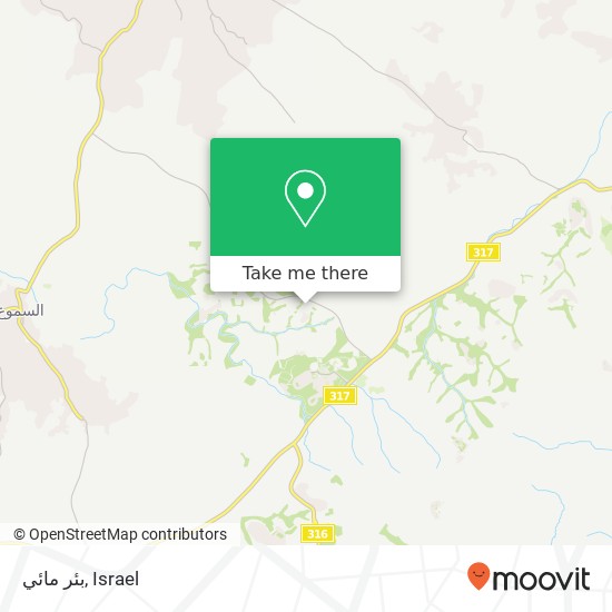 بئر مائي map