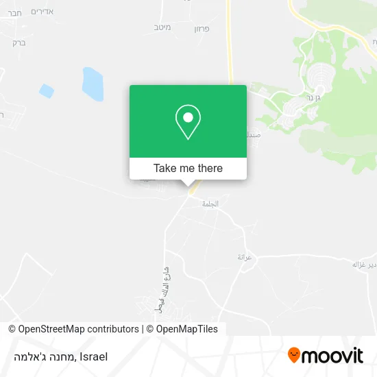Карта מחנה ג'אלמה