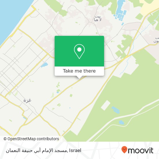 مسجد الإمام أبي حنيفة النعمان map