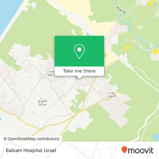 Balsam Hospital map