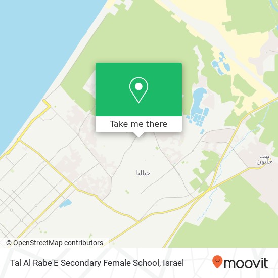 Tal Al Rabe'E Secondary Female School map