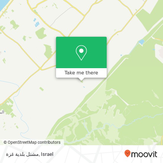 مشتل بلدية غزة map