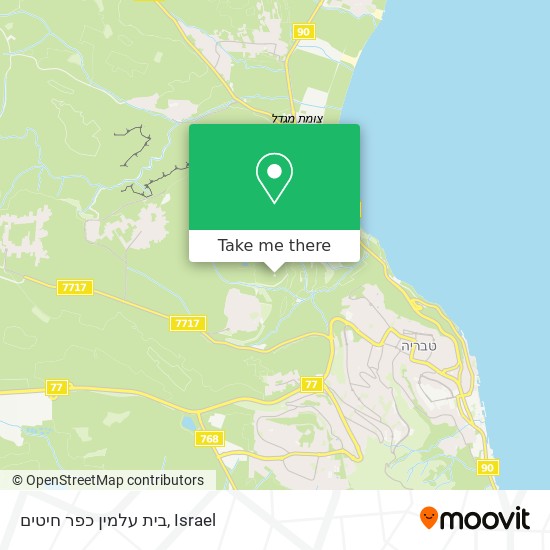 Карта בית עלמין כפר חיטים
