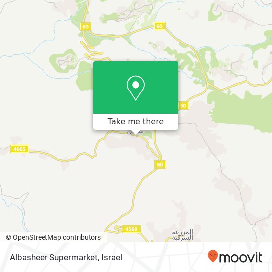 Albasheer Supermarket map