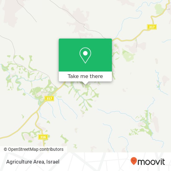 Agriculture Area map