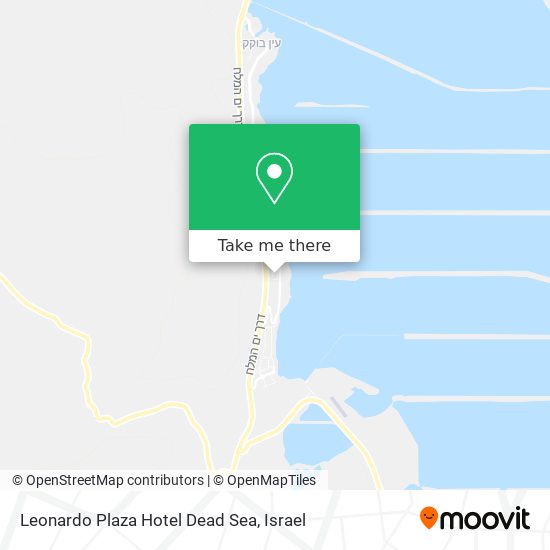 Leonardo Plaza Hotel Dead Sea map