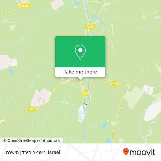 משמר הירדן הישנה map