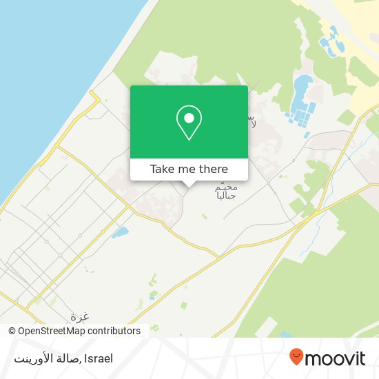 صالة الأورينت map