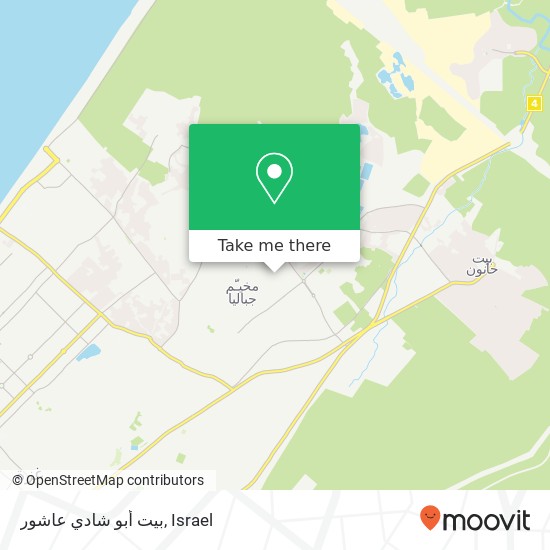 بيت أبو شادي عاشور map