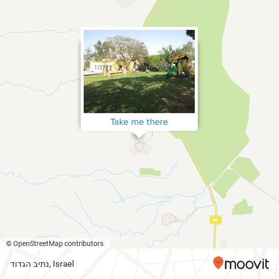 נתיב הגדוד map