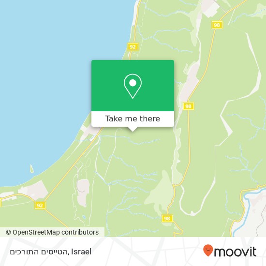 הטייסים התורכים map