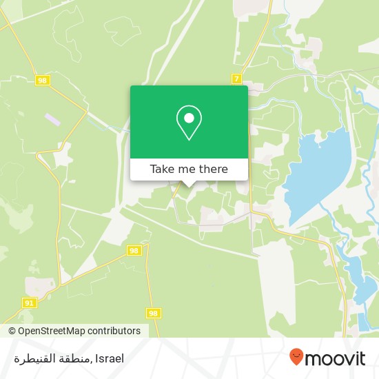 منطقة القنيطرة map