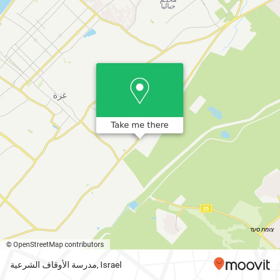 مدرسة الأوقاف الشرعية map