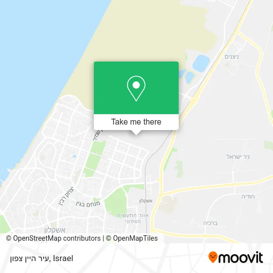 Карта עיר היין צפון