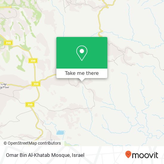 Omar Bin Al-Khatab Mosque map