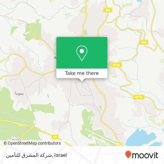 شركة المشرق للتأمين map